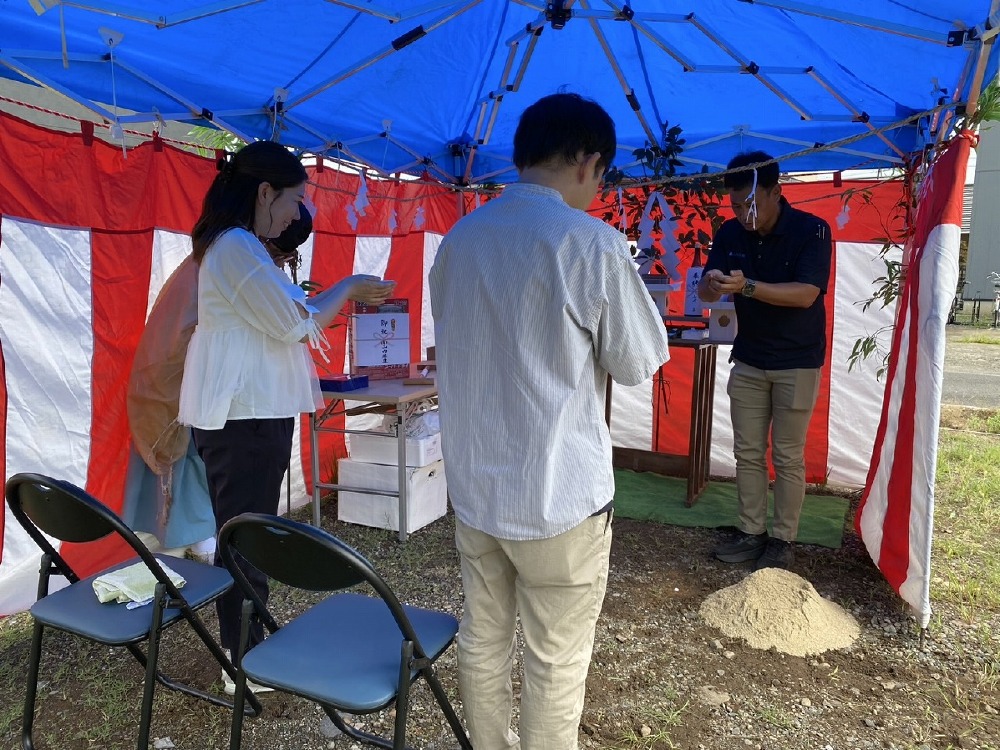 今富町　O様邸地鎮祭