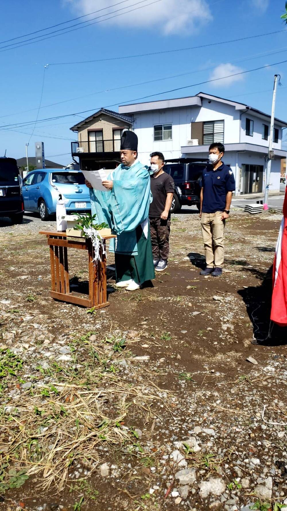 地鎮祭井戸お祓い