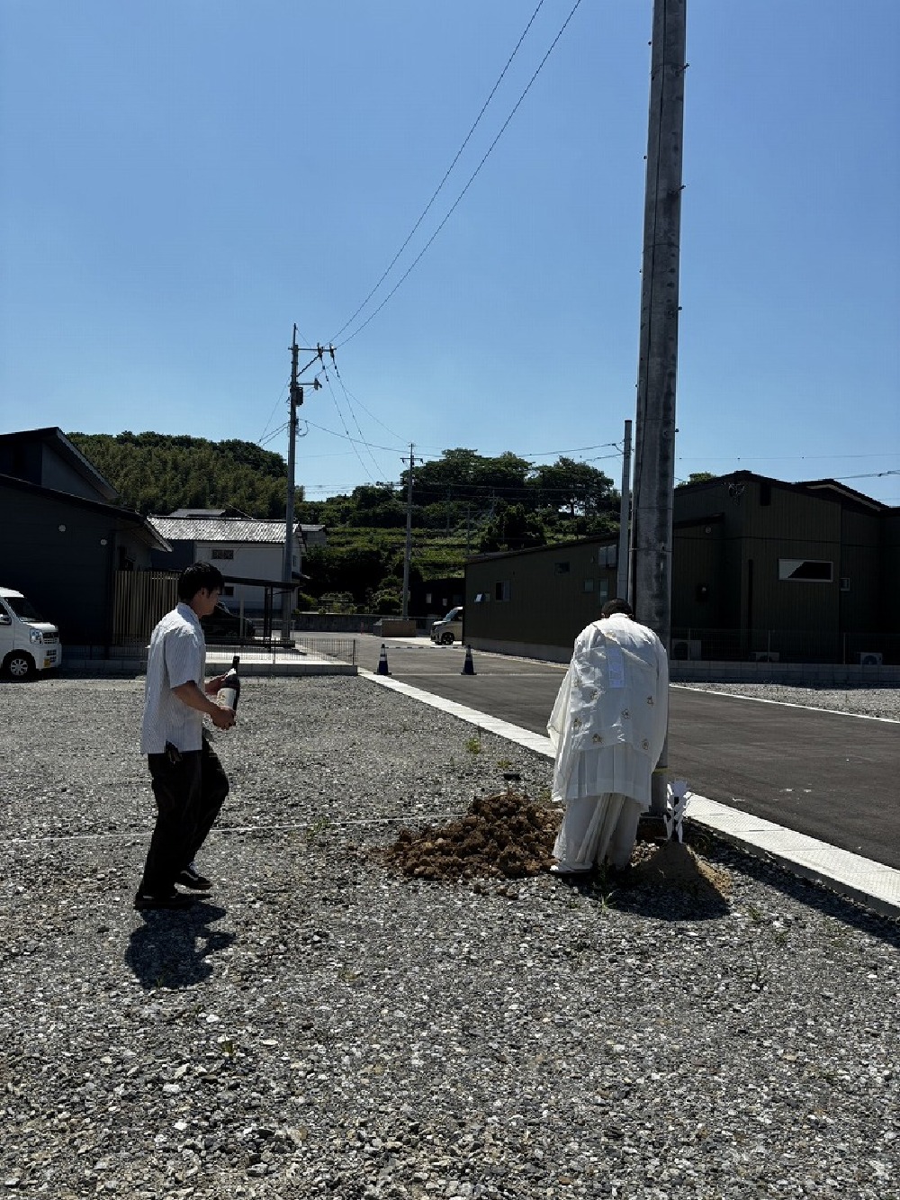 地鎮祭！
