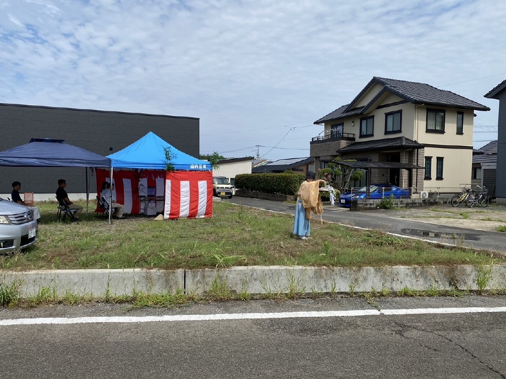 今富町　O様邸地鎮祭