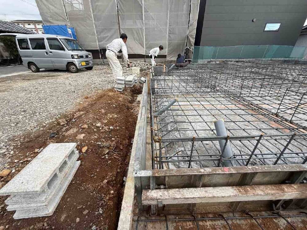 基礎工事も順調