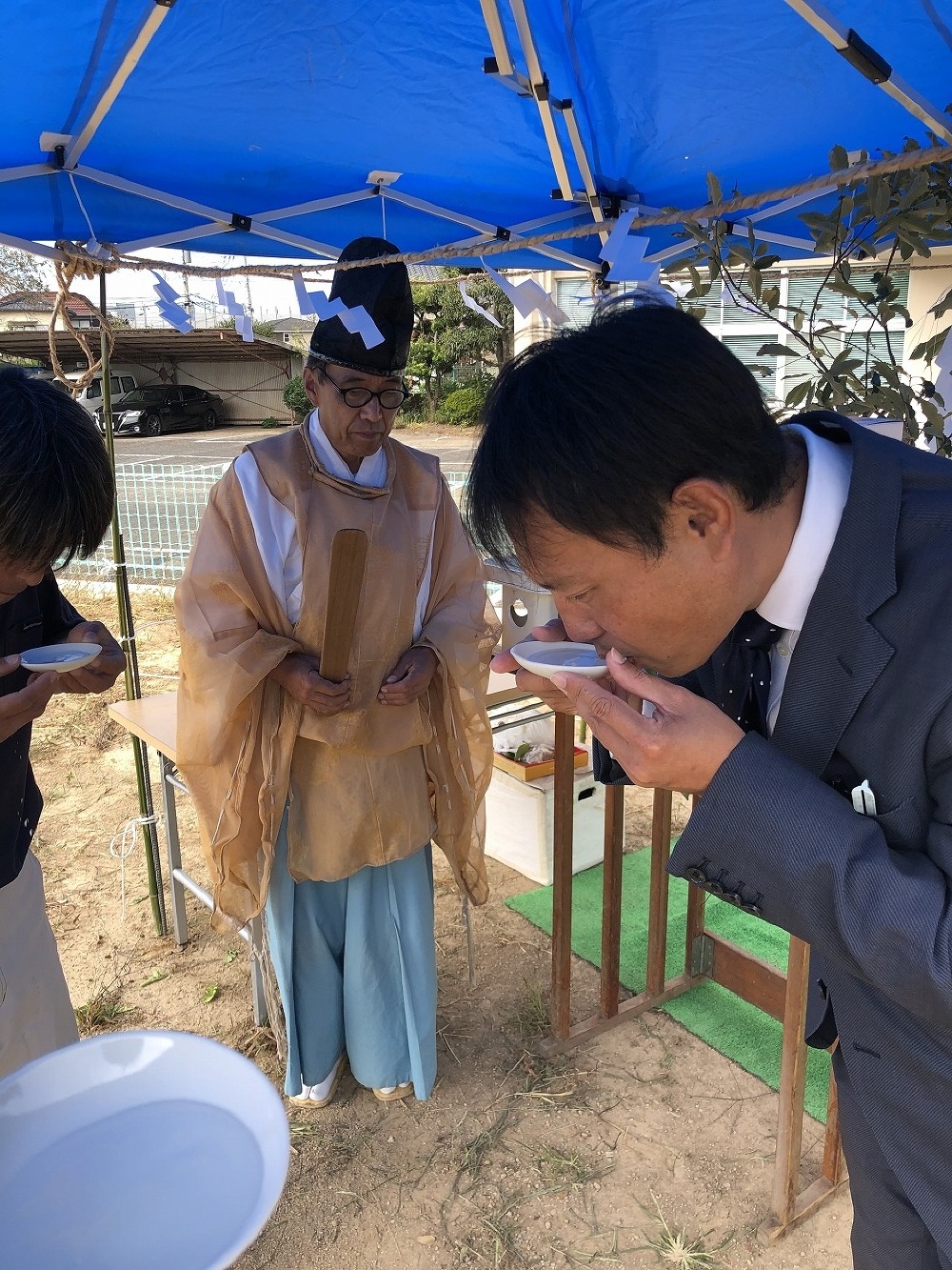 皆同町建売住宅地鎮祭