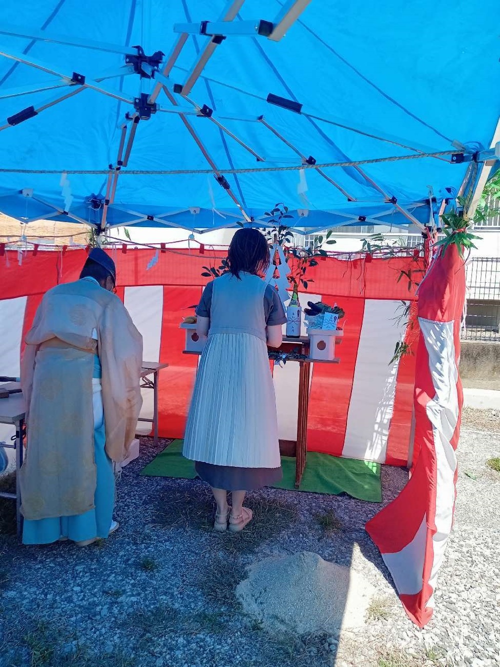 地鎮祭！