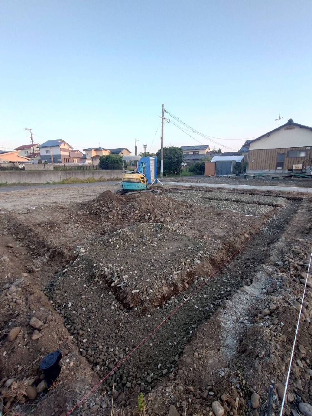 市内K様邸着工開始