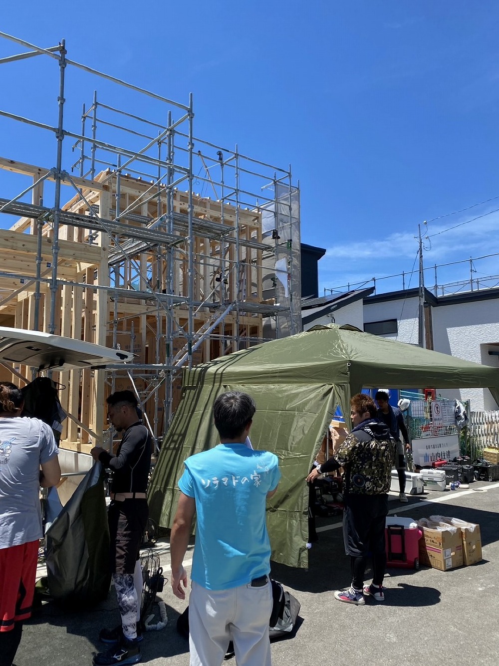 時津町ソラマドK様邸　上棟式