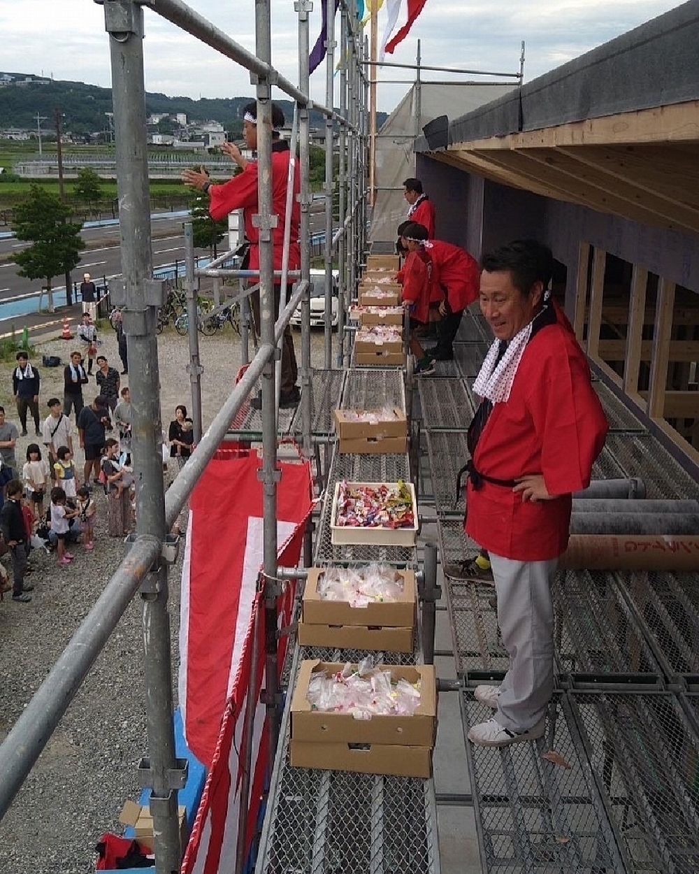 餅まき