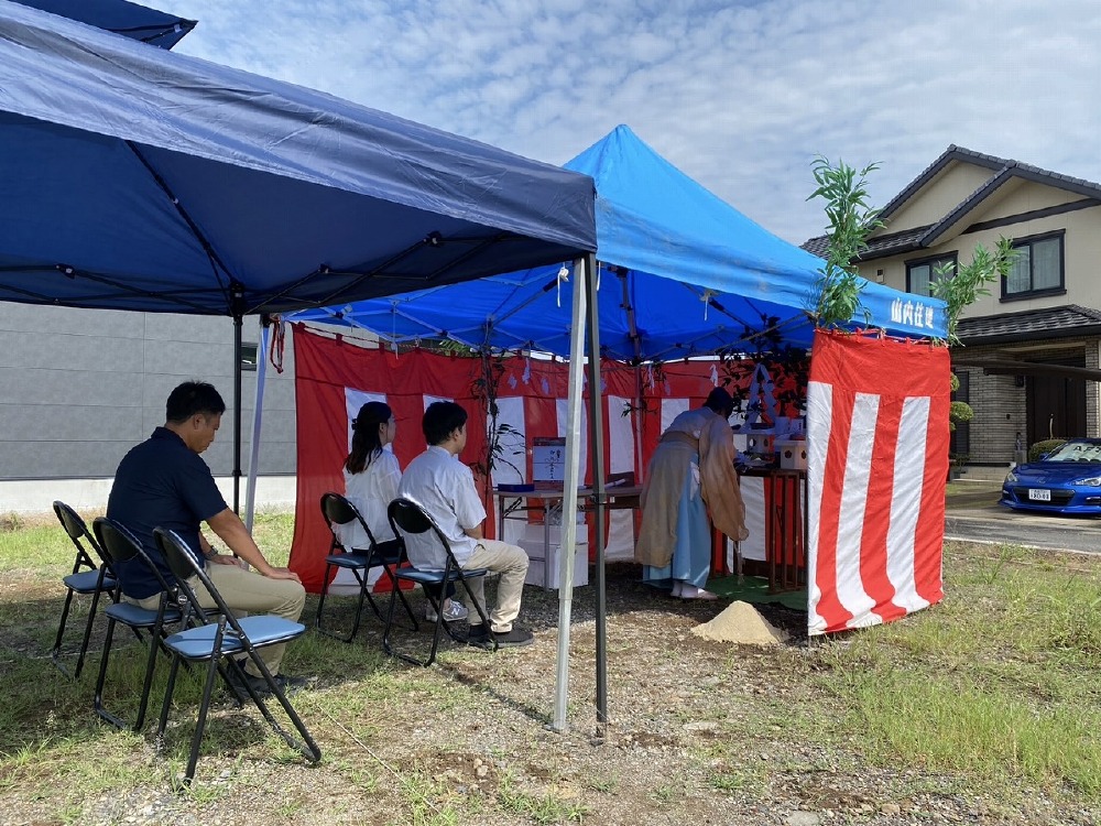 今富町　O様邸地鎮祭