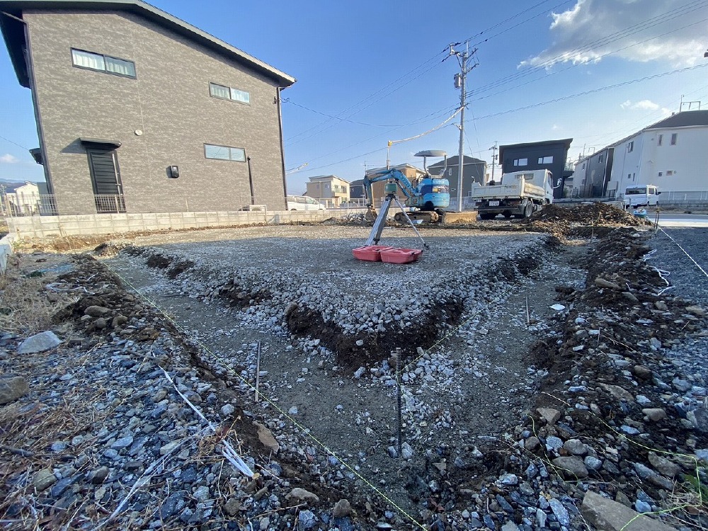 基礎工事着工！