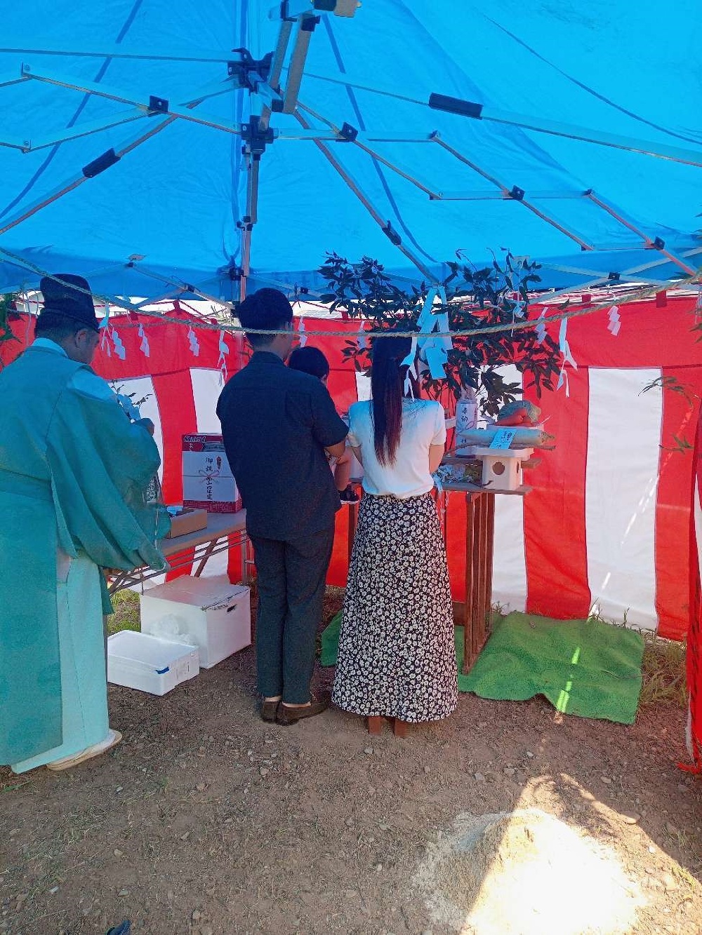 今富町　A様邸地鎮祭