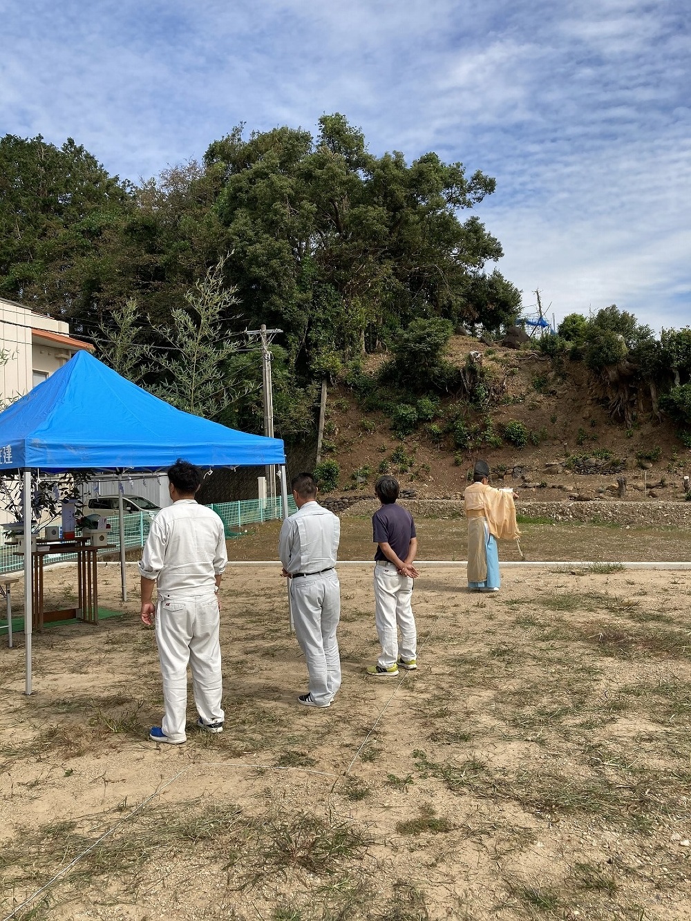 皆同町建売住宅地鎮祭