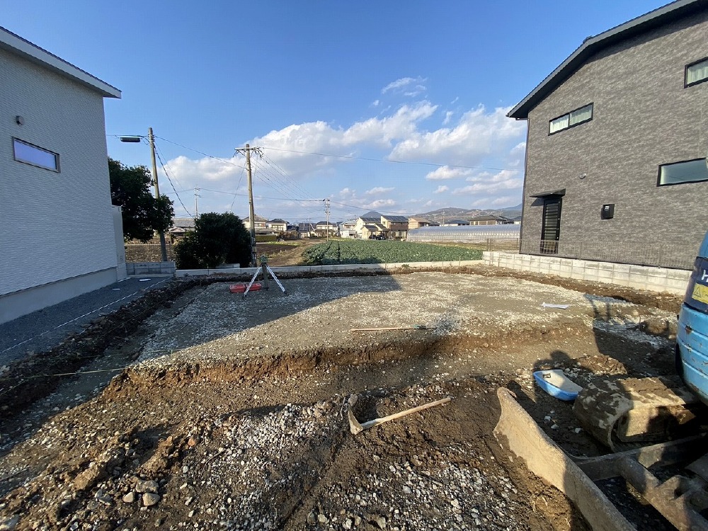 基礎工事着工！