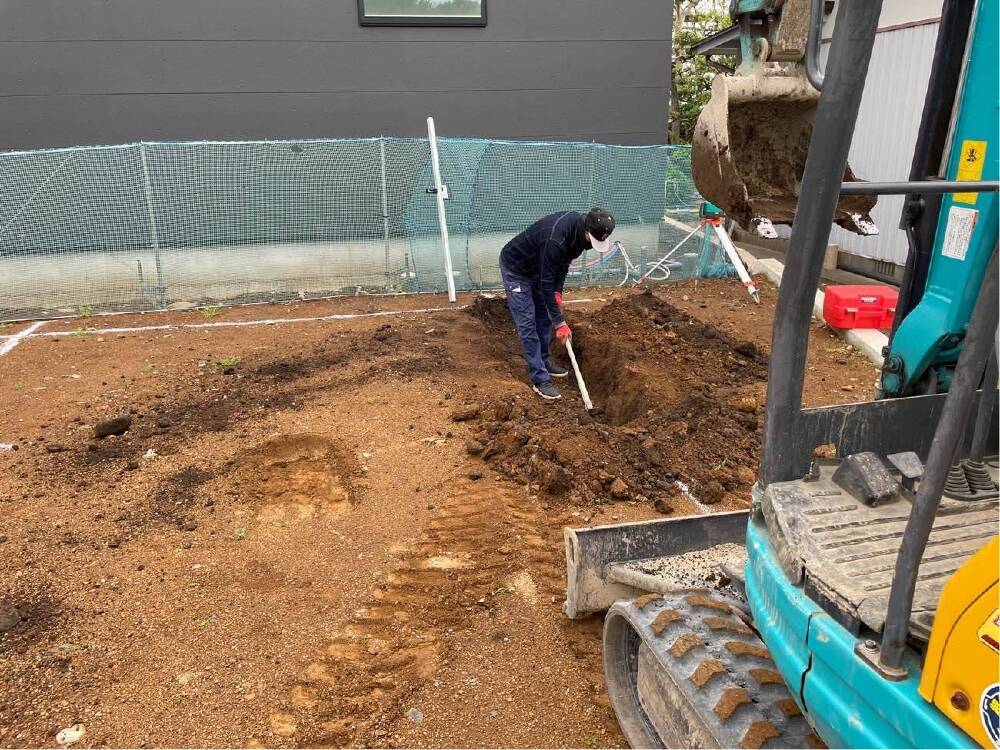 基礎工事スタート