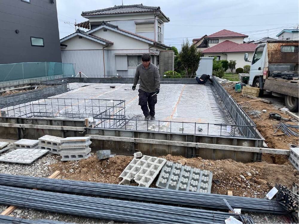 基礎工事も順調