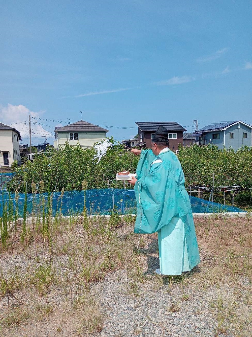 今富町　A様邸地鎮祭
