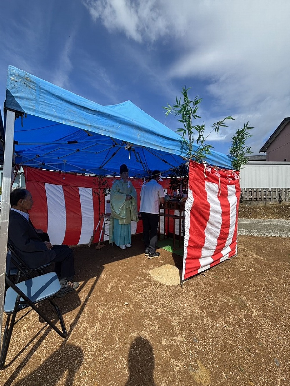 諏訪一丁目M様邸 地鎮祭。