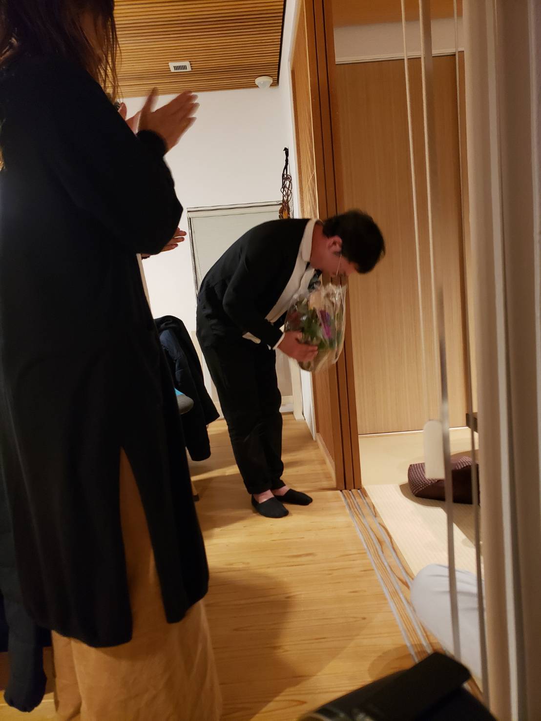 お辞儀