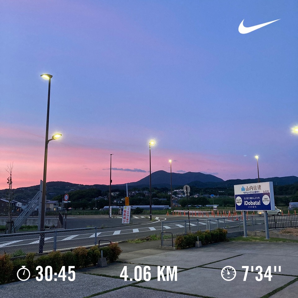 夜ジョグ